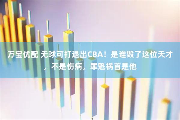 万宝优配 无球可打退出CBA！是谁毁了这位天才，不是伤病，罪魁祸首是他